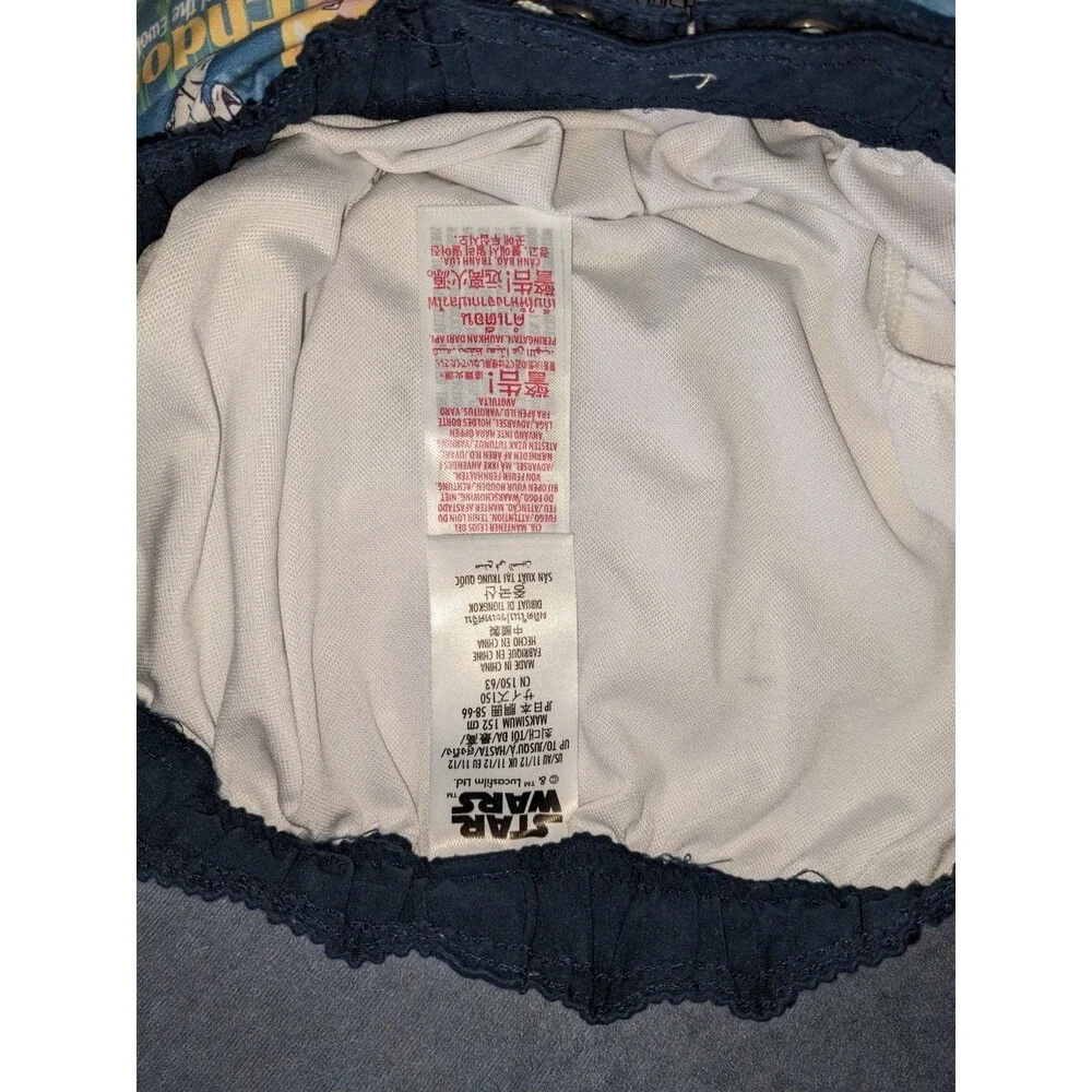 Star Wars Boys Swim Trunks 11/12 Yoda Vader Endor Board Shorts